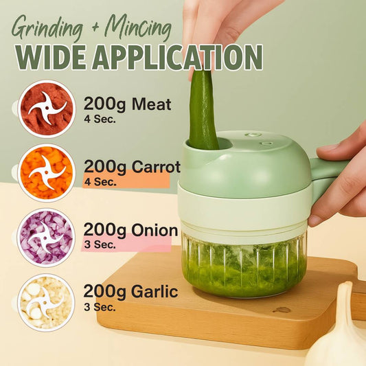 4 in 1 Electric Vegetable Cutter